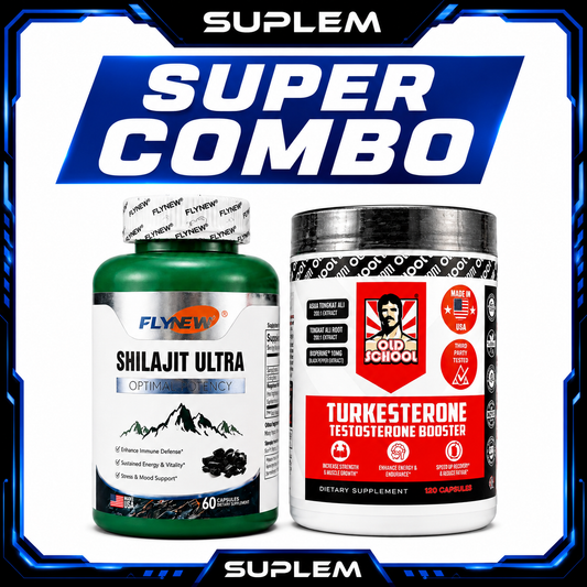 COMBO TURKESTERONE Y SHILAJIT ULTRA