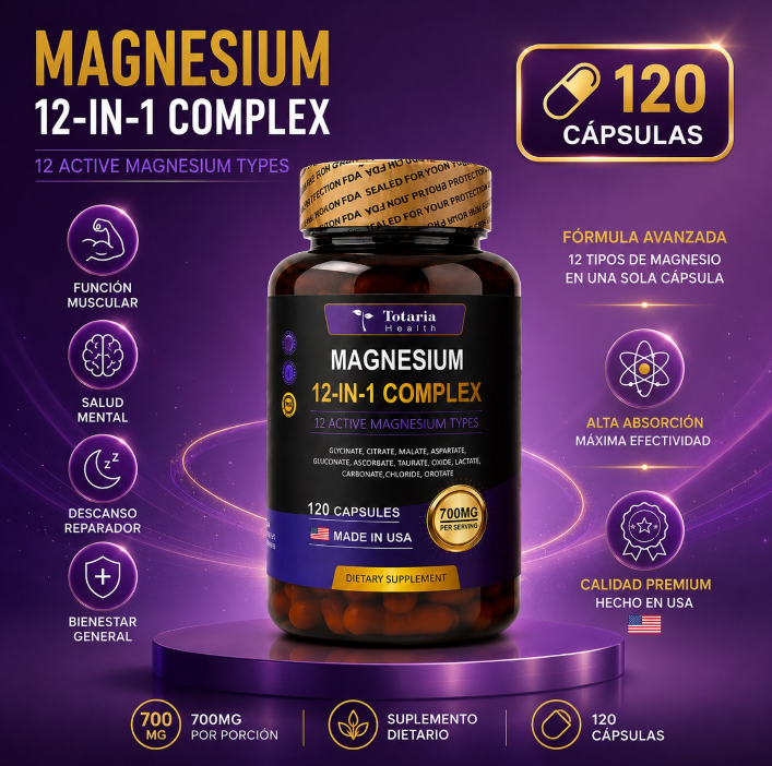 MAGNESIUM TOTARIA 12 IN 1 X 120 CAPS